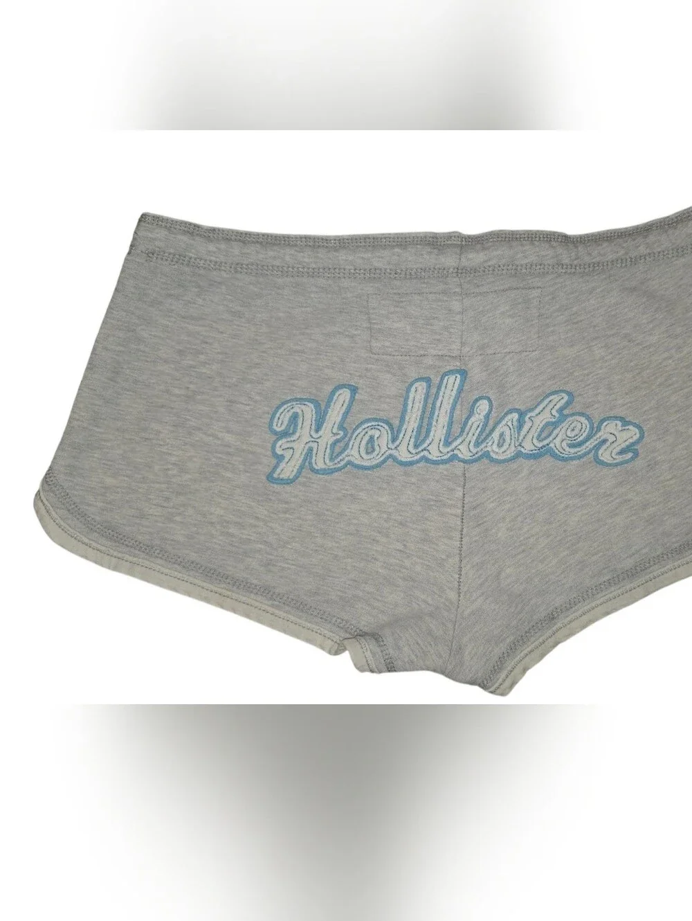 Hollister Soft Gray Sweat Shorts M – Cozy Core / Y2K / Comfy Aesthetic